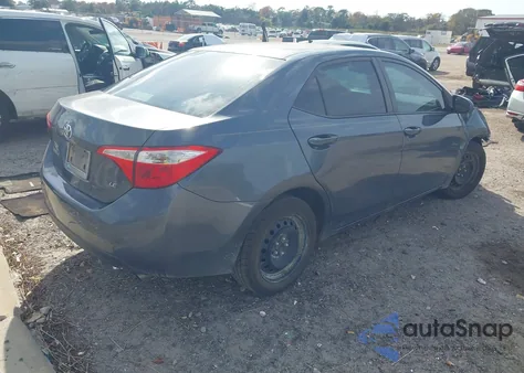 2014 Toyota Corolla Le из США, поврежденный, VIN 5YFBURHE6EP123316